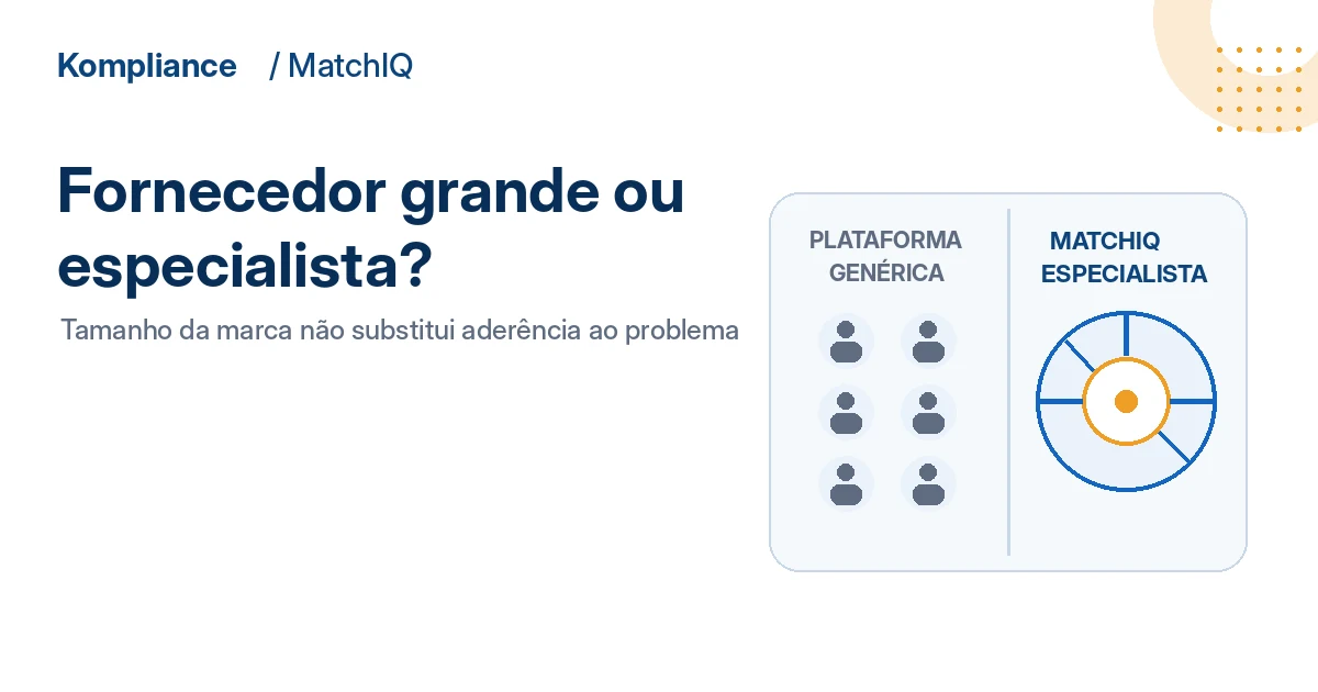 Comparação entre plataforma genérica e solução especialista em qualidade e identidade de dados.